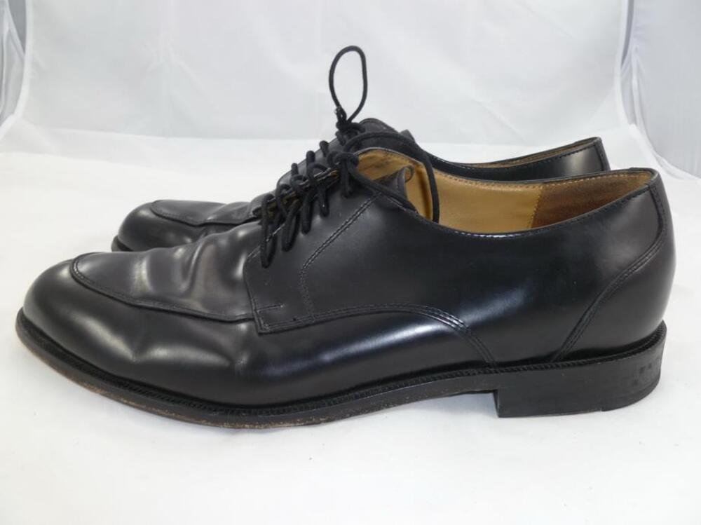 COLE HAAN GRAND OS 12 M USED BLACK SPAZZOLATO LEATHER OXFORD DRESS SHOES INDIA